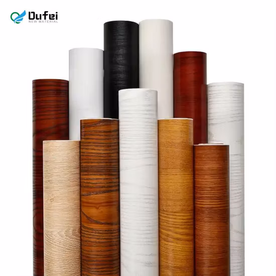 Adhésif décoratif de stratification de panneau de porte de mur de PVC