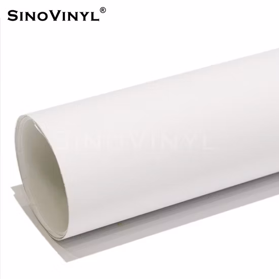 SINOVINYL affiche Flex brillant blanc mat film auto-adhésif Eco solvant impression vinyle matériel